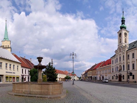Der Hauptplatz von Rokycany